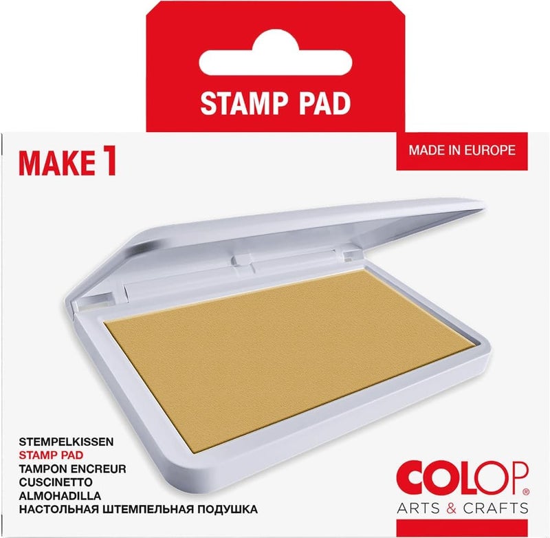 Colop Make Series, Golden Joy Ink Stamp Pad, with Non-Toxic Premium Ink, Water-Based Acid-Free, Make 1-1-15/16" x 3-1/2" - Image 4